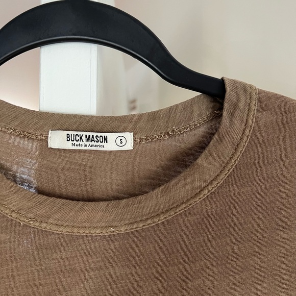 Buck Mason classic Tee brown Size Small - Picture 2 of 3